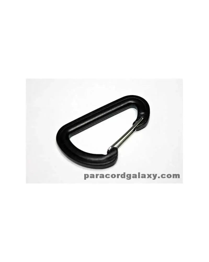 Black Plastic Carabiner (2 1/4 in x 1 3/8 in) (10 Pack) - Paracord Galaxy