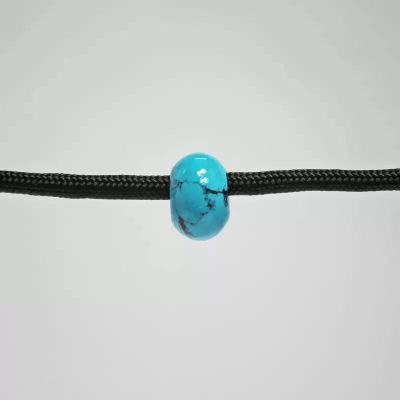 Blue Turquoise (Synthetic) Bead (10 Pack) - Paracord Galaxy