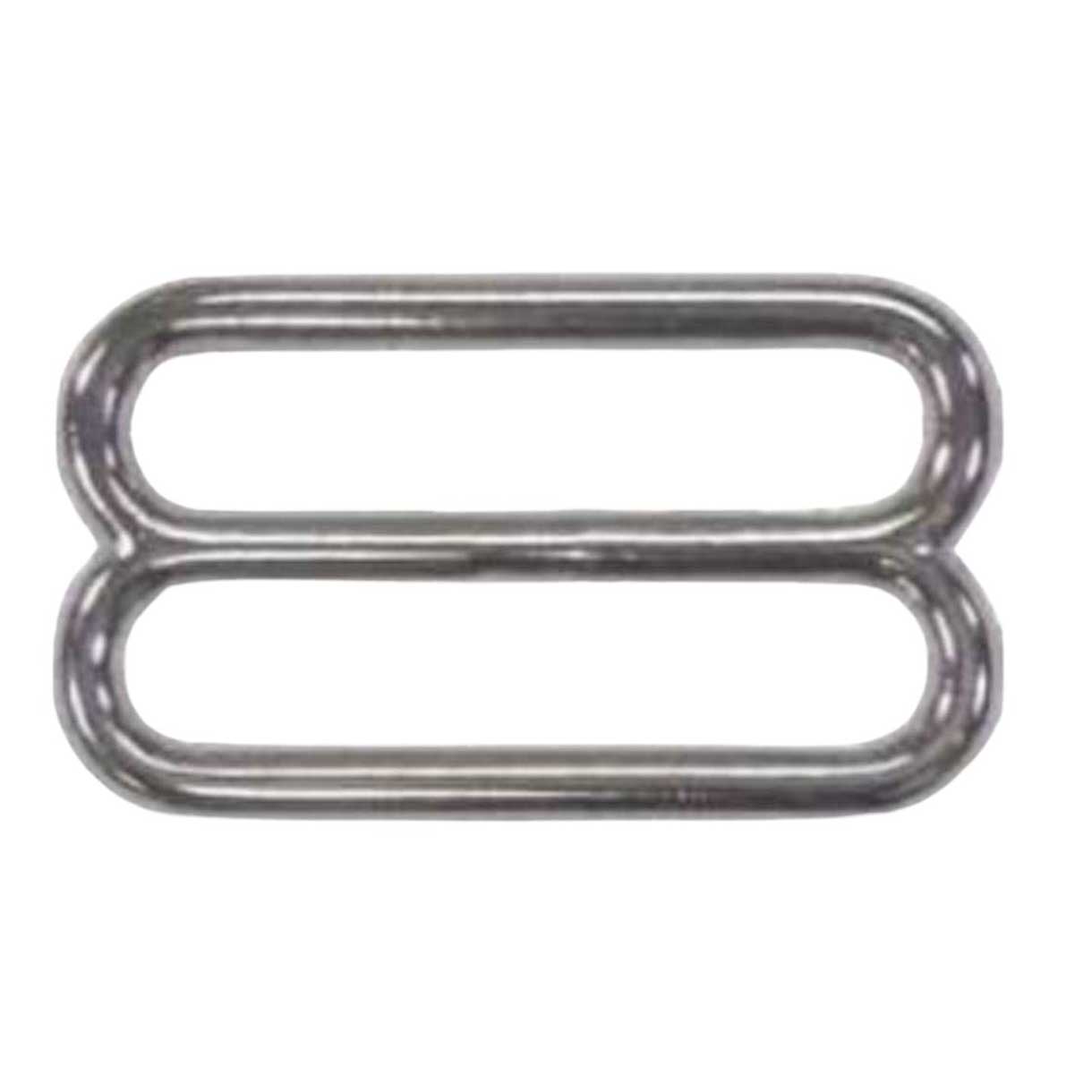 BZ 2" Nickel Plated Zinc Slides Buckle (1 Pack)
