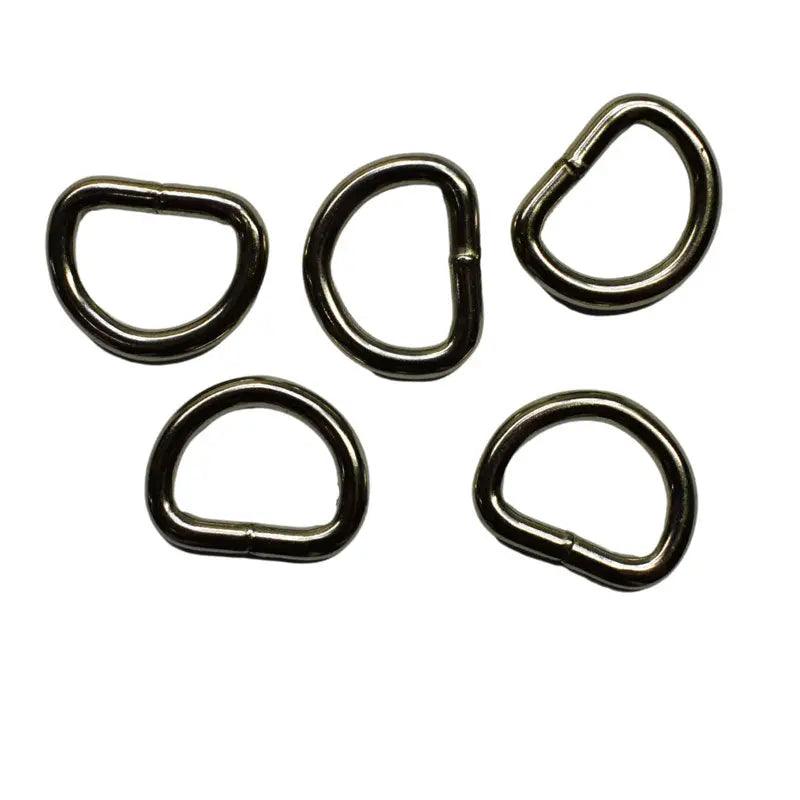 BZ 5/8 IN WELDED STEEL D RING (5 Pack) - Paracord Galaxy