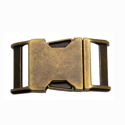 BZ Antique Brass Plated Finish 5/8" Side Release Buckle (1 Pack)
