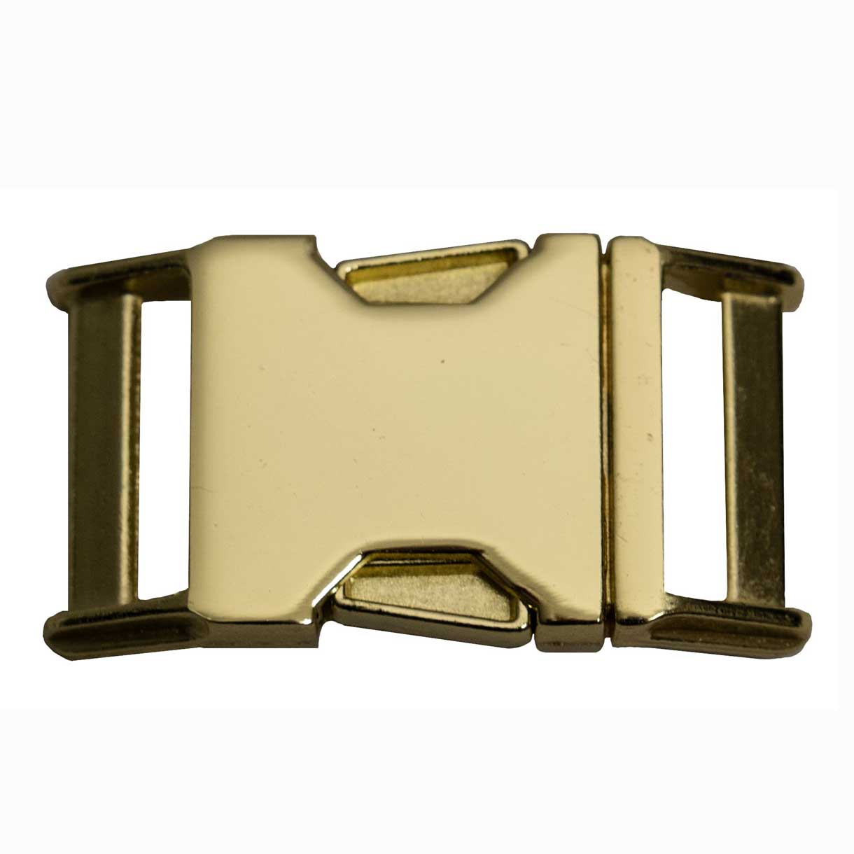 BZ High Polish Brass Plated Finish 5/8" Side Release Buckle (1 Pack)