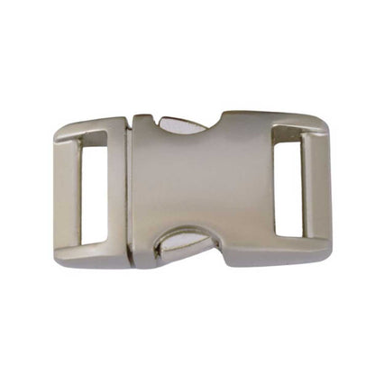 BZ Satin Silver 5/8" Aluminum Side Release Buckle (1 Pack)