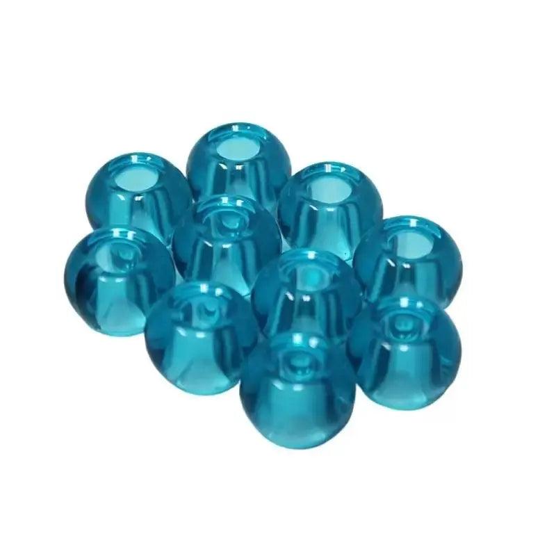 Caribbean Blue Glass Bead (25 Pack) - Paracord Galaxy