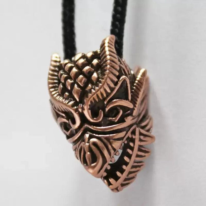 Copper Dragon Head Bead (1 pack) - Paracord Galaxy