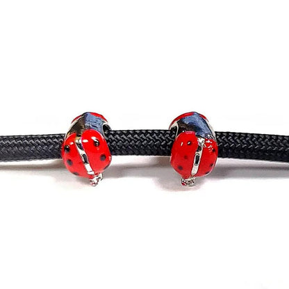 Double Sided Lady Bug Charm/Bead (1 Pack) - Paracord Galaxy