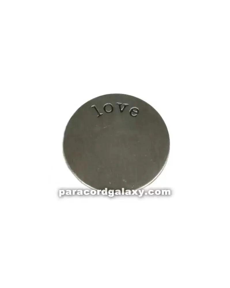 Floating Charm Disk LOVE (1 pack) - Paracord Galaxy