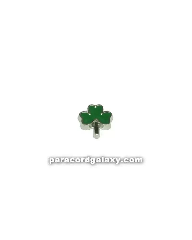 Floating Charm Green Three Leaf Clover (1 pack) - Paracord Galaxy