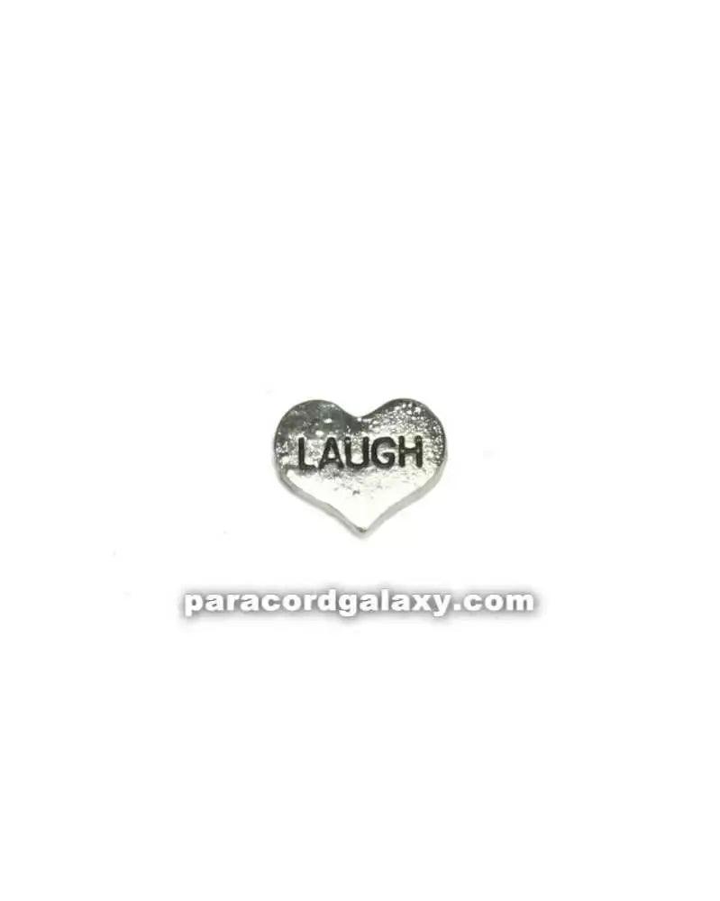 Floating Charm Heart - LAUGH (1 pack) - Paracord Galaxy