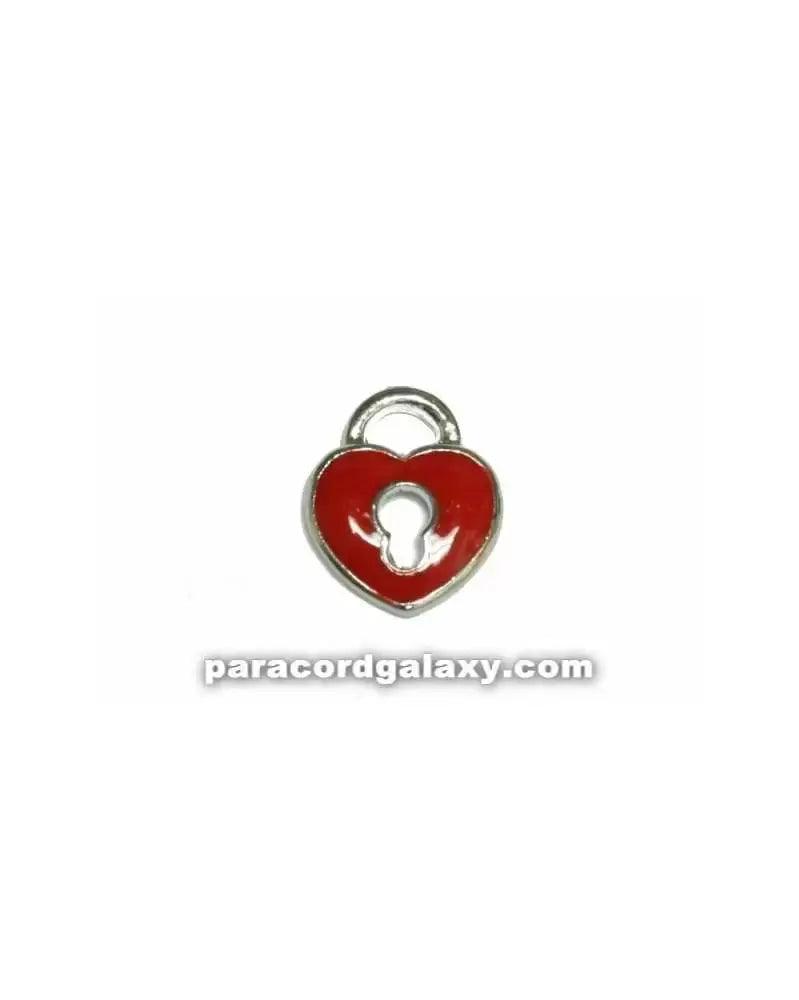 Floating Charm Heart Lock (1 pack) - Paracord Galaxy