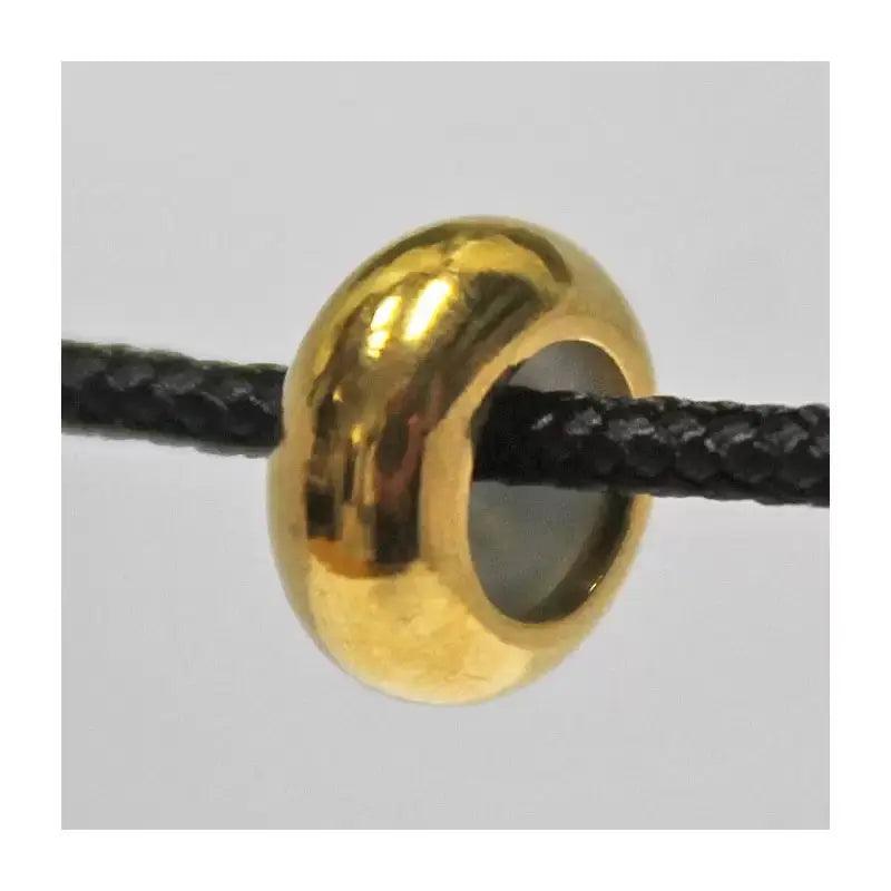 Gold Slider Disk Bead (10 pack) - Paracord Galaxy