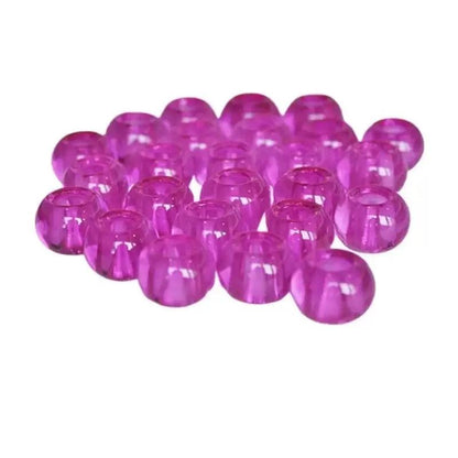 Hot Purple Glass Bead (25 pack) - Paracord Galaxy