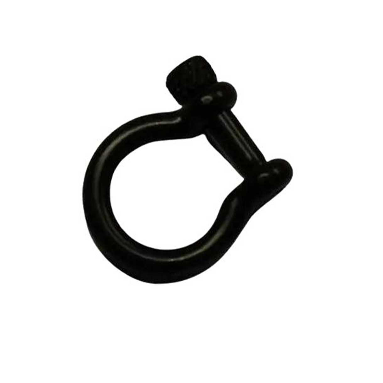 Large Black Bow Shackle Knurled Knob (1 Pack)
