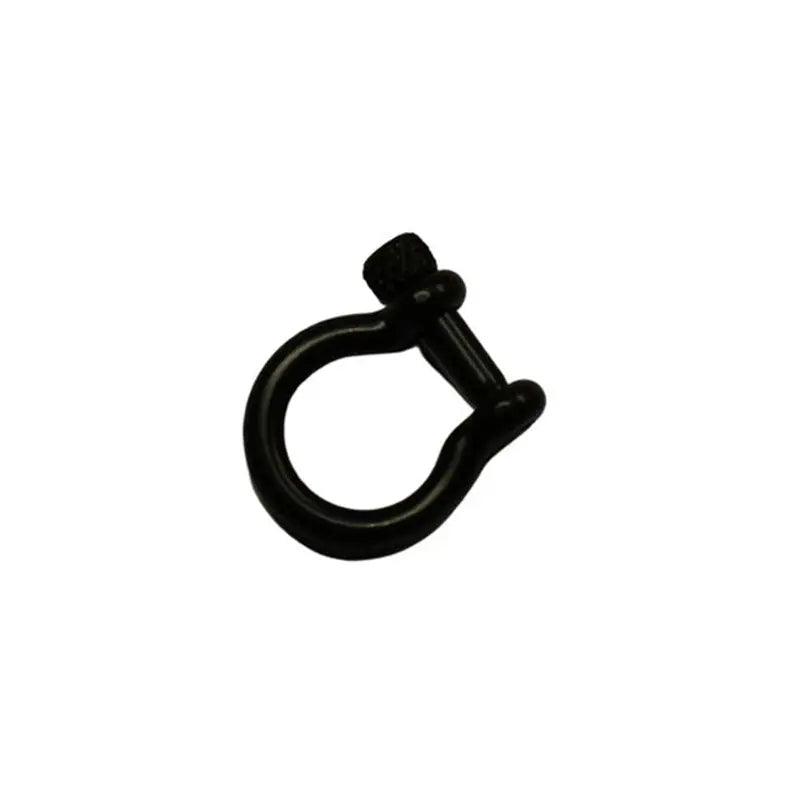 Large Black Shackle Knurled Knob (1 Pack) - Paracord Galaxy