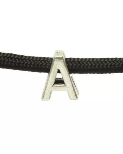 Metal Alphabet Letter Bead - A (1 pack) - Paracord Galaxy