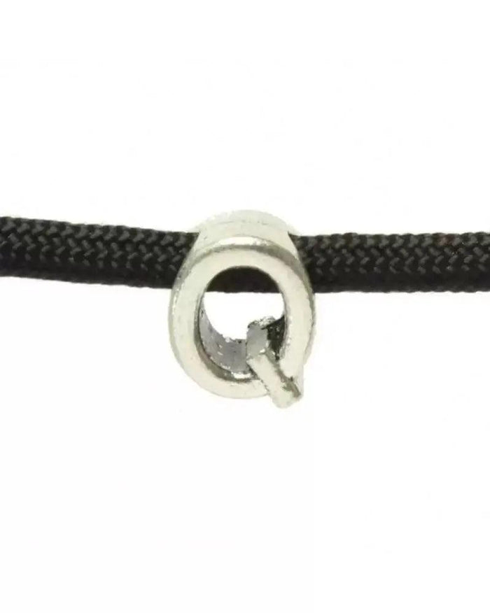 Metal Alphabet Letter Bead - Q (1 pack) - Paracord Galaxy