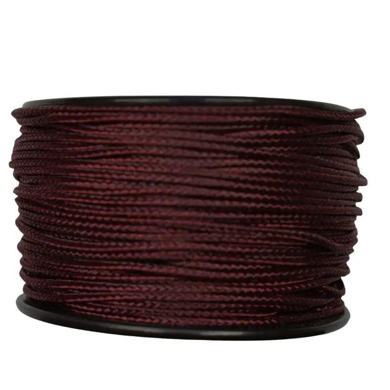 Micro Cord Maroon Dark Made in the USA Polyester/Nylon (125 FT.) - Paracord Galaxy