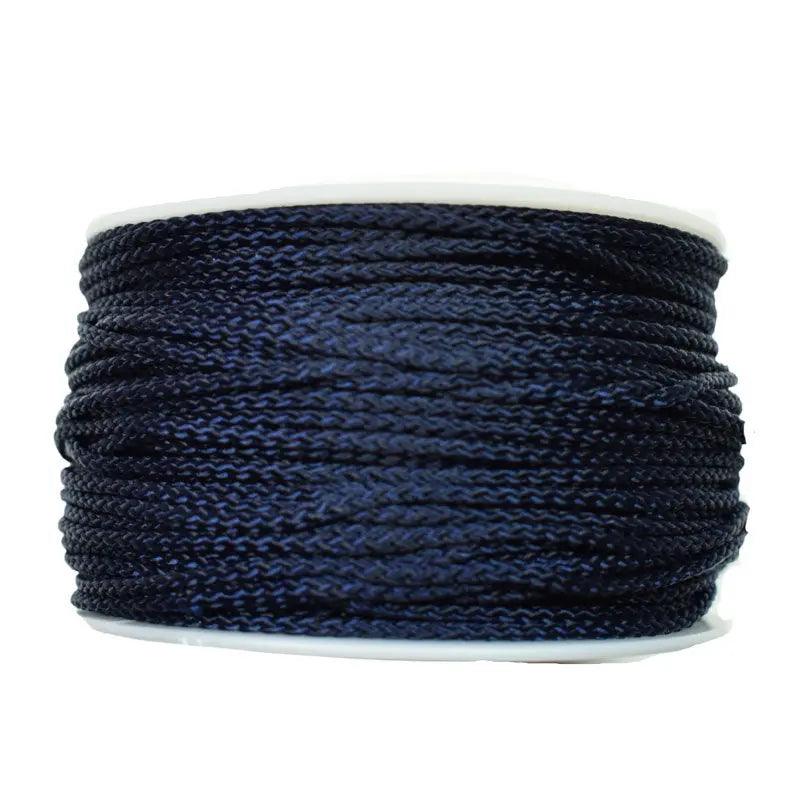 Micro Cord Midnight Blue Made in the USA Nylon/Nylon (125 FT.) - Paracord Galaxy