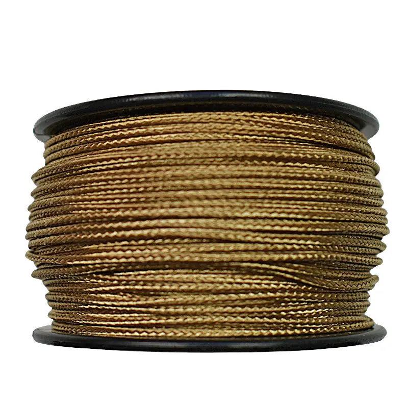 Micro Cord Tan Made in the USA Polyester/Nylon (125 FT.) - Paracord Galaxy