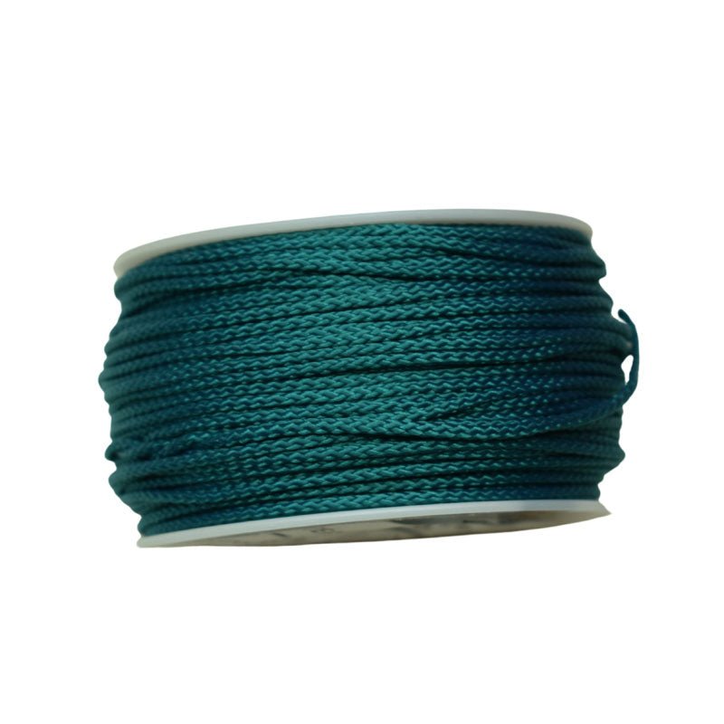 Micro Cord Teal Blue Made in the USA Nylon/Nylon (125 FT.) - Paracord Galaxy