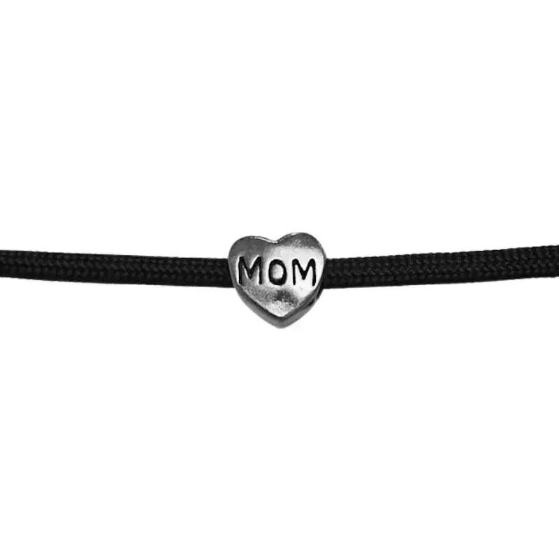 Mom Heart Bead (1 pack) - Paracord Galaxy