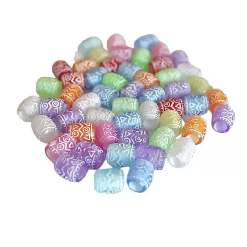 Multi-Color Transparent Acrylic Bead (25 pack) - Paracord Galaxy
