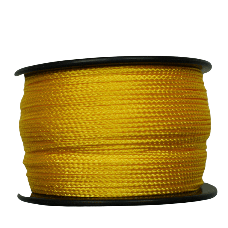 Nano Cord Golden Yellow Made in the USA Polyester/Nylon (300 FT.) - Paracord Galaxy