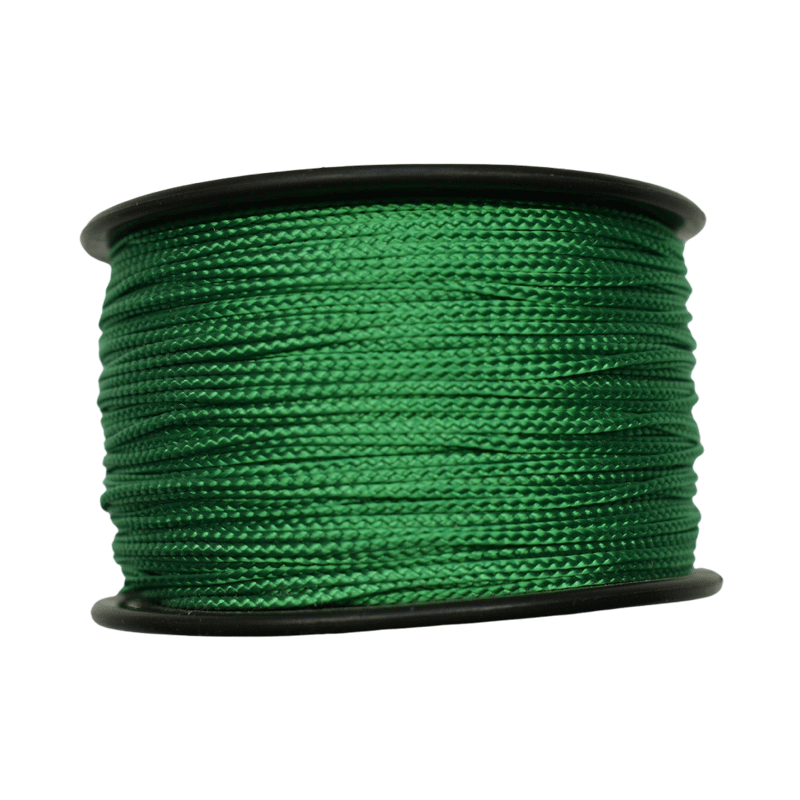 Nano Cord Kelly Green Made in the USA Polyester/Nylon (300 FT.) - Paracord Galaxy