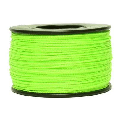 Nano Cord Neon Green Made in the USA Polyester/Nylon (300 FT.) - Paracord Galaxy