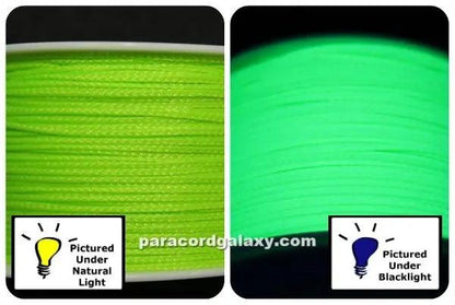 Nano Cord Neon Green Made in the USA Polyester/Nylon (300 FT.) - Paracord Galaxy