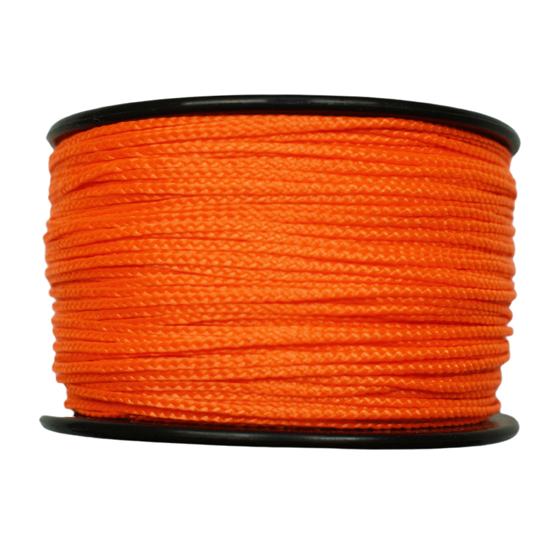 Nano Cord Neon Orange Made in the USA Polyester/Nylon - Paracord Galaxy