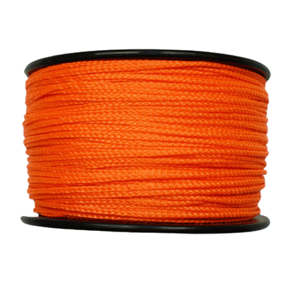 Nano Cord Neon Orange Made in the USA Polyester/Nylon - Paracord Galaxy