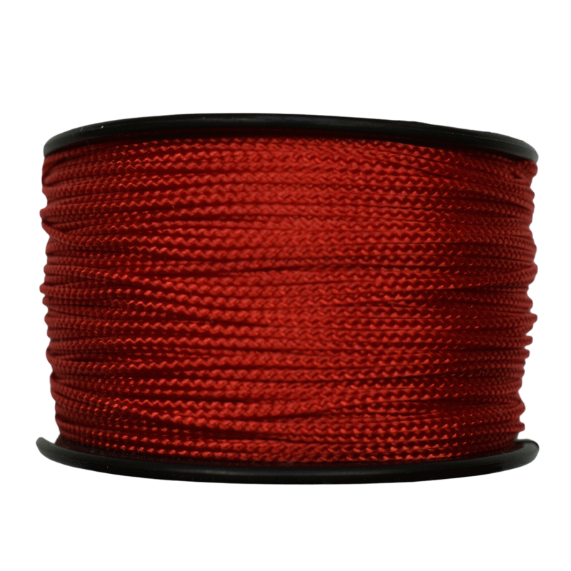 Nano Cord Red Made in the USA Polyester/Nylon (300 FT.) - Paracord Galaxy