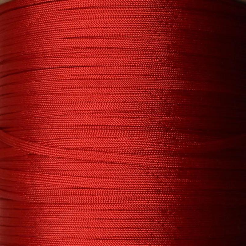 Whip Maker (WhipMaker) 1/8 Inch Imperial Red Coreless Flat Nylon Cord Made in the USA  163- nylon/nylon paracord