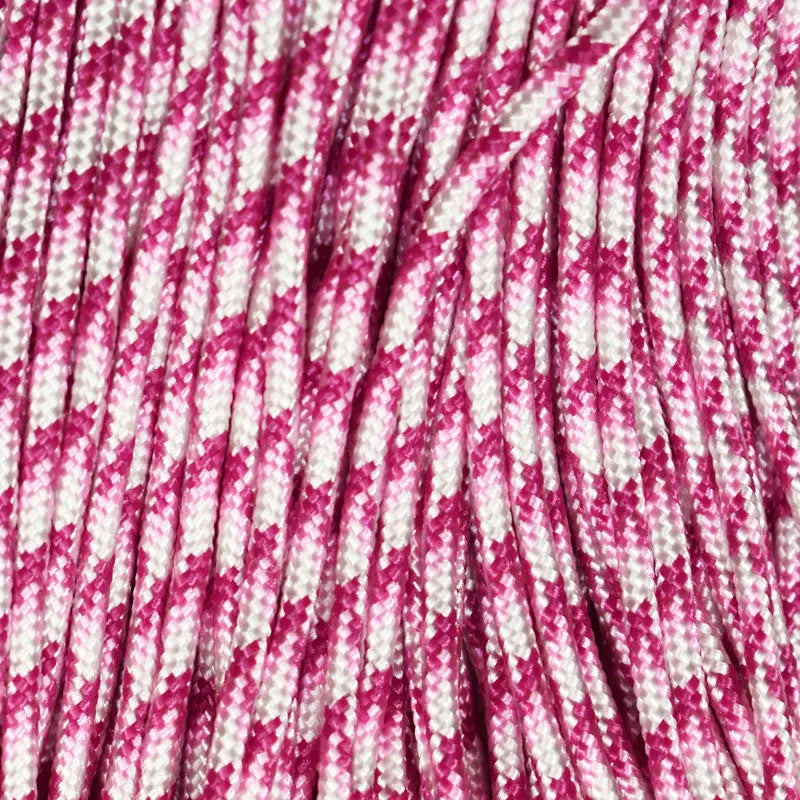 325-3 Paracord Breast Cancer Awareness Made in the USA Nylon/Nylon (100 FT.)  163- nylon/nylon paracord