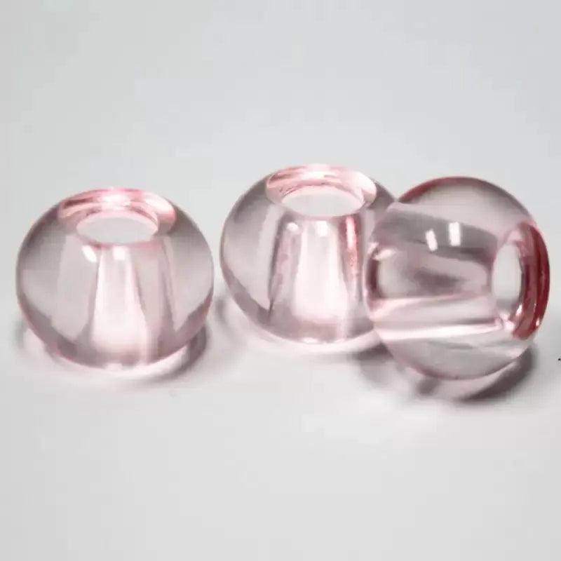 Pale Pink Glass Bead (25 pack) - Paracord Galaxy