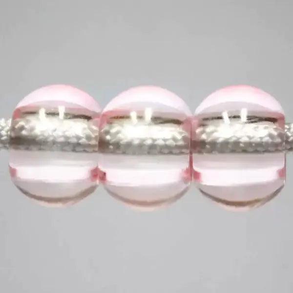 Pale Pink Glass Bead (25 pack) - Paracord Galaxy