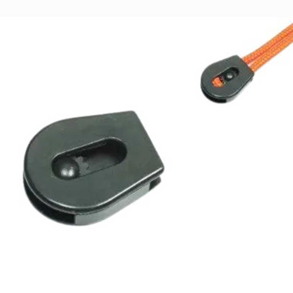 Plastic Cord Lock w/Wheel 3/4" x 5/8" x 3/16" (10 Pack)