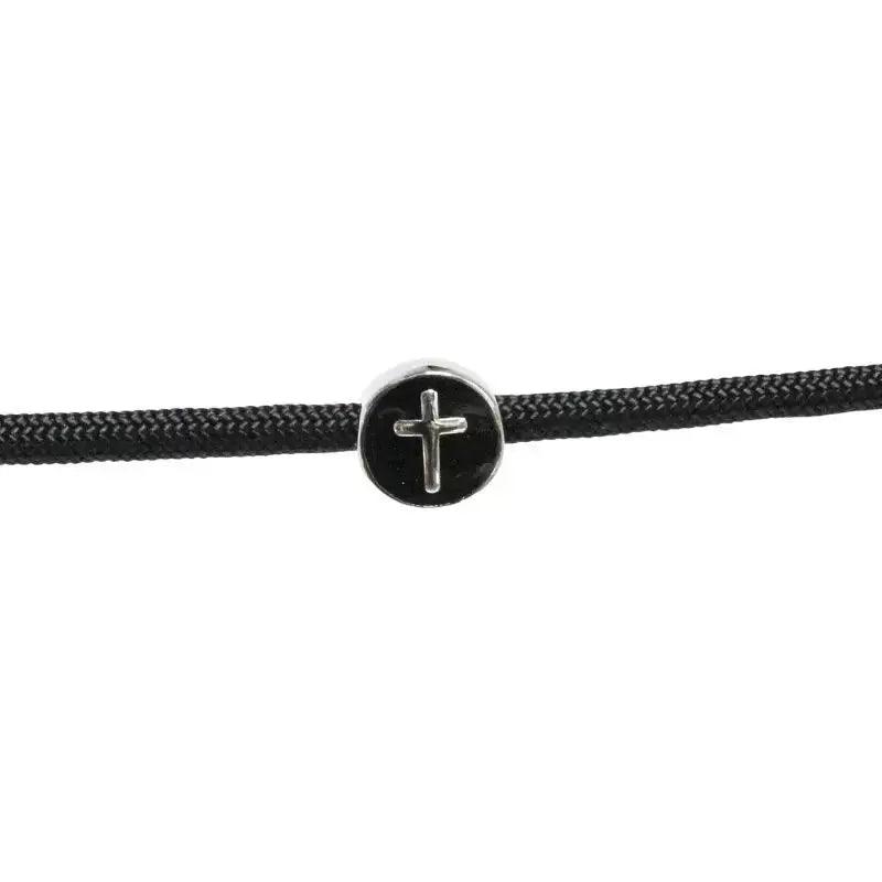 Rounded Roman Cross Bead (1 pack) - Paracord Galaxy