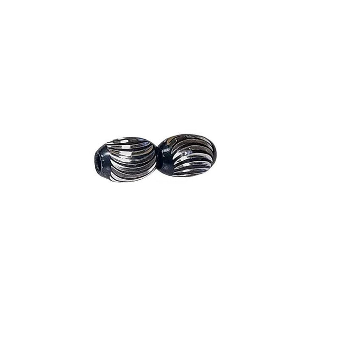 Silver Spiral - Bead/Charm (5 pack) - Paracord Galaxy