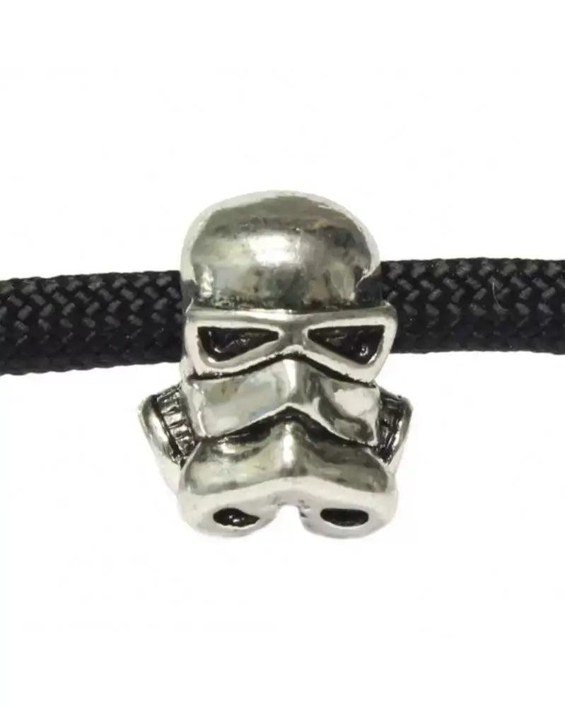 Silver Tone Character Bead (1 Pack) - Paracord Galaxy