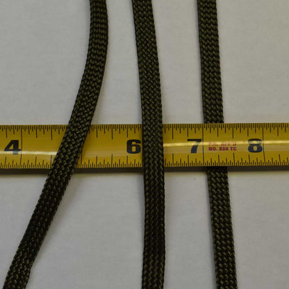 **Sinker Line 1/2 *(3/8) Inch Black Coreless Flat Nylon Cord Made in the USA