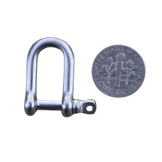 Small Stainless Steel U Shackle Wedge knob (1 Pack)