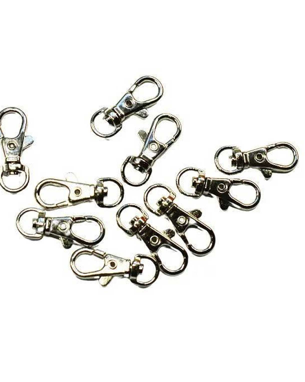 Snap Hook Clasp 1 Inch (23mm) (10 Pack)