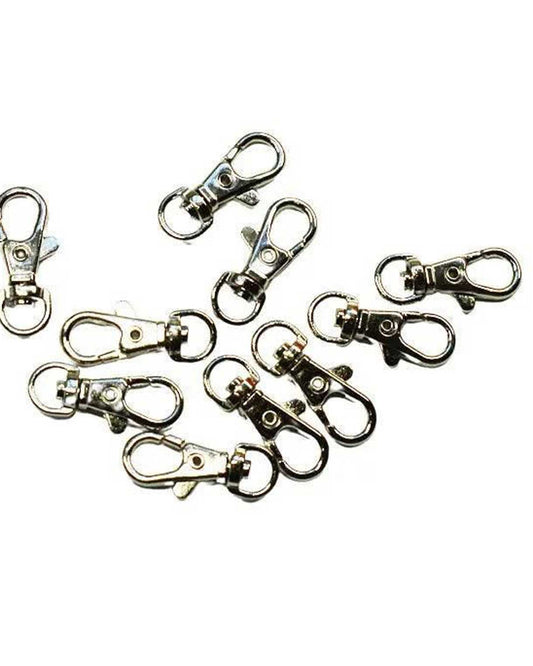 Snap Hook Clasp 1 Inch (23mm) (10 Pack)