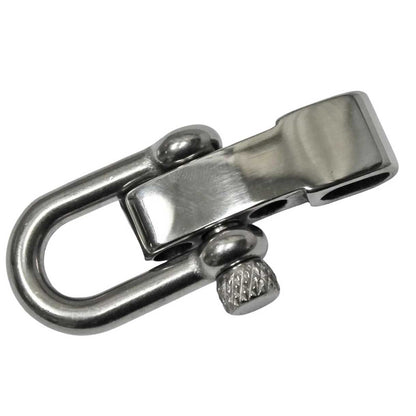 Stainless Steel Adjustable U Shackle Knurled Knob (1 Pack)