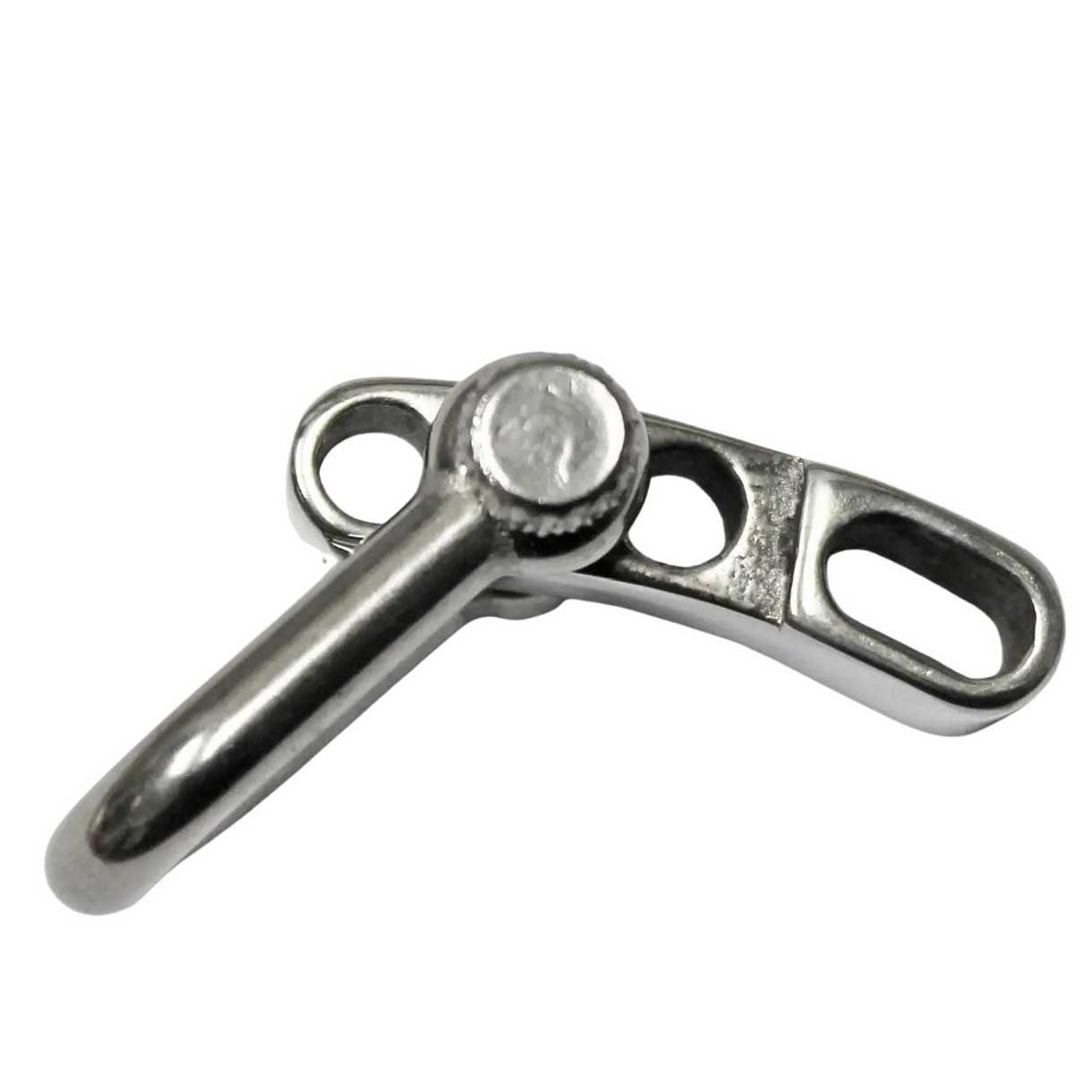 Stainless Steel Adjustable U Shackle Knurled Knob (1 Pack)