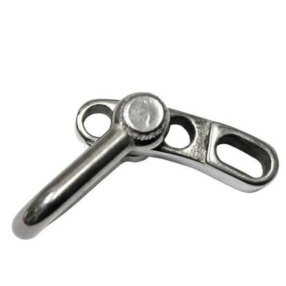 Stainless Steel Adjustable U Shackle Knurled Knob (1 Pack)