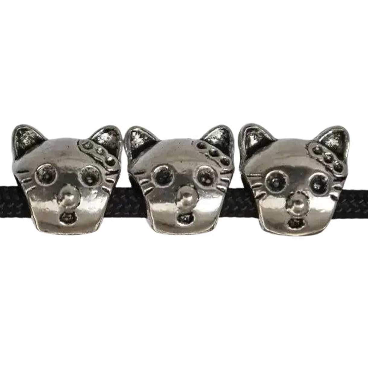 Surprised Kittie Bead (10 Pack)