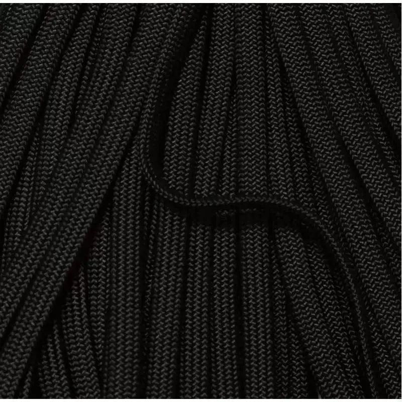 Whip Maker (WhipMaker) 1/8 Inch Black Coreless Hollow Flat Nylon Cord Made in the USA - Paracord Galaxy